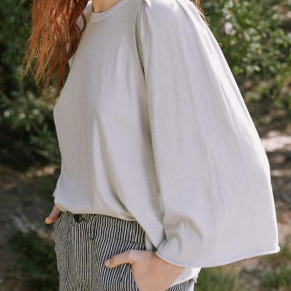 NWT The Great The Bell Sleeve Tee 0 - Picture 7 of 10